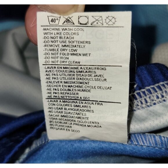 Marvel Purehero Fantastic Four Cycling Jersey XL Blue & Light Blue - Picture 7 of 7